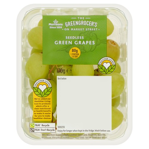 Morrisons green grapes
