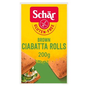 Schar Buckwheat Brown Ciabatta Rolls 200g