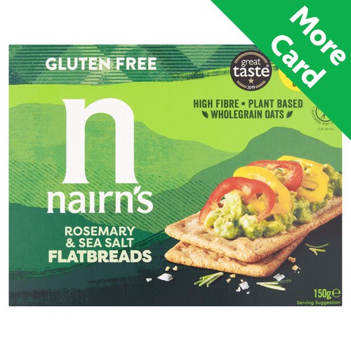 Nairn's Gluten Free Rosemary & Sea Salt Flatbreads