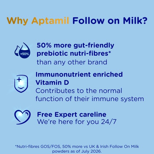 Aptamil 2 Follow On Baby Milk Formula Powder 6-12 Months Big Pack