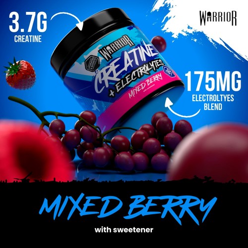 Warrior Creatine Electrolytes Berry 360G