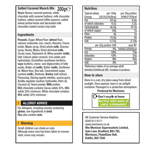 Morrisons Salted Caramel Munch Mix 