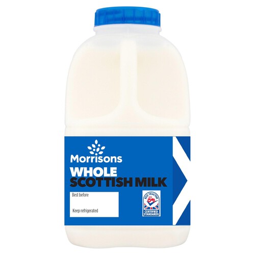 Morrisons Scottish Milk Whole 1 Pint