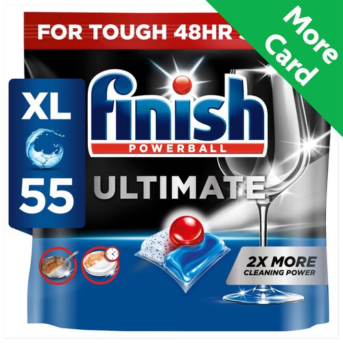 Finish Ultimate All In One Regular Dishwasher Tablets 