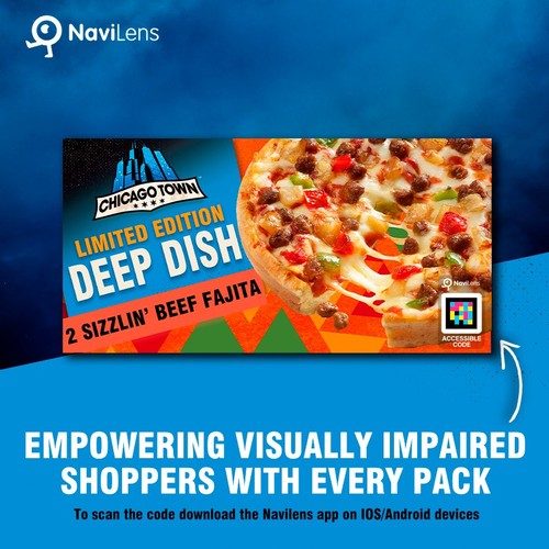 Chicago Town Deep Dish Sizzlin' Beef Fajita Pizza 330g