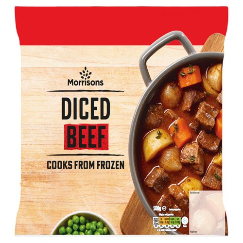 Morrisons diced beef
