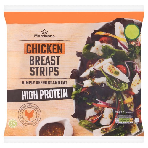 Morrisons Cooked Chicken Breast Strips 