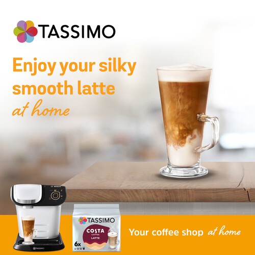 Tassimo Costa Latte Coffee Pods x6 Morrisons Online Groceries Offers