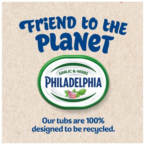 Philadelphia Garlic & Herbs Soft Cream Cheese 165g