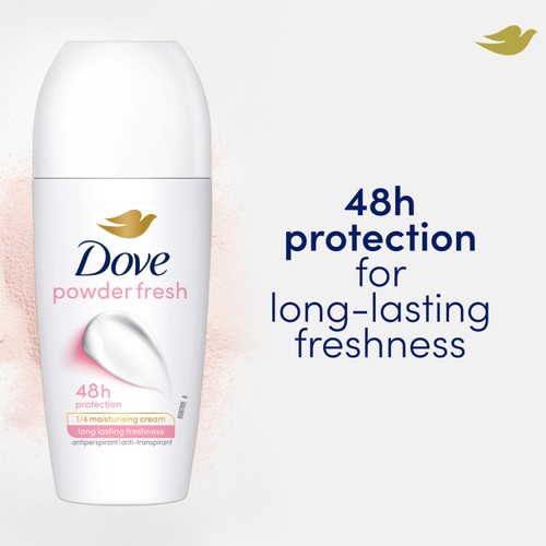 Dove Women Antiperspirant Deodorant Roll on Powder 50ml
