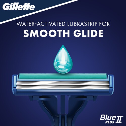 Gillette Blue Plus Slalom Disposable Razors 8 pack