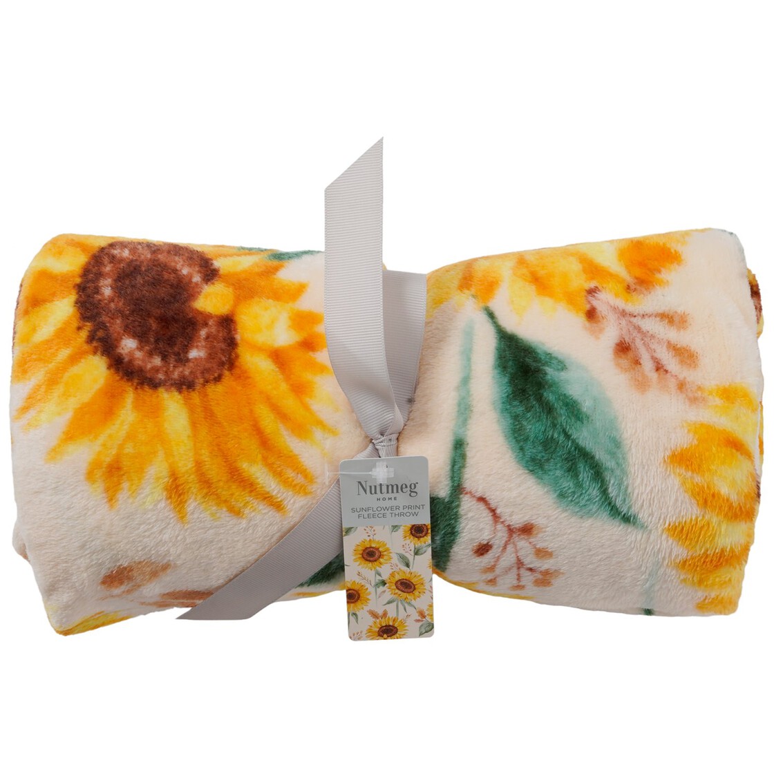 Nutmeg Home Sunflower Fleece Throw Morrisons Online Groceries & Offers