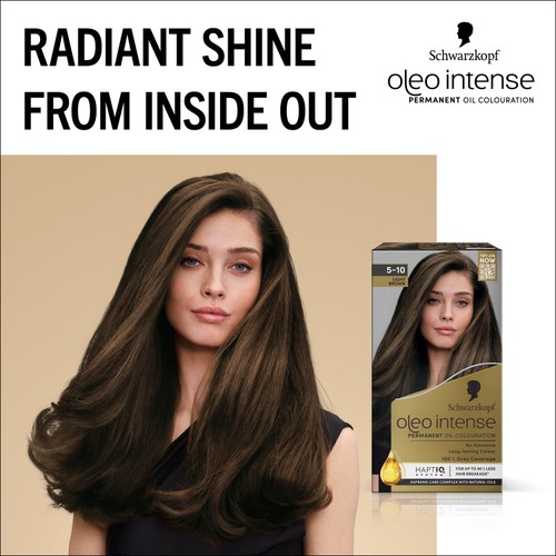 Schwarzkopf Oleo Intense Permanent Hair Dye 5-10 Frosty Brown