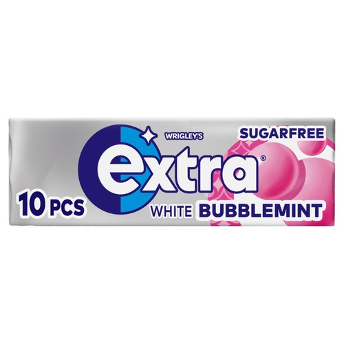 Wrigley's Extra White Bubblemint Sugar Free Chewing Gum    14g