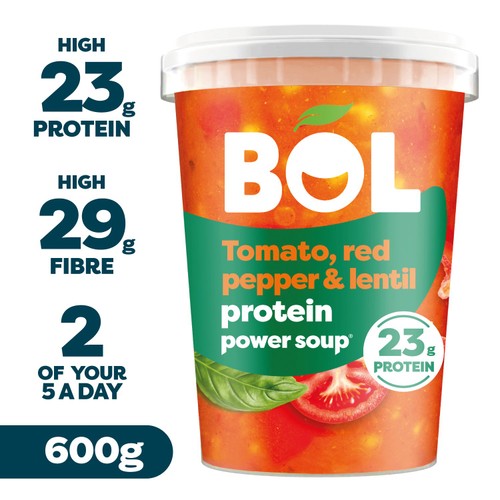 Bol Power Soup Red Pepper  Tomato & Lentil 