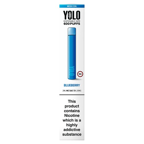 Yolo Bar Blueberry 20mg