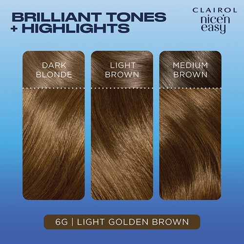 Nice 'N Easy Permanent Colour 6G Natural Light Golden Brown (116A) Hair Dye