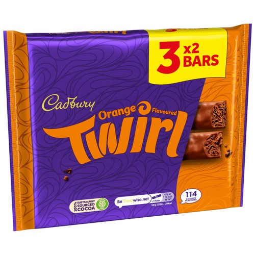 Cadbury Twirl Orange 3x43g Multipack