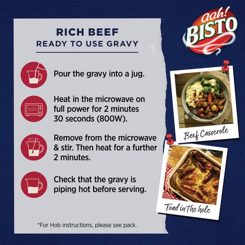 Bisto Signature Rich Beef Ready to Use Gravy 500ml