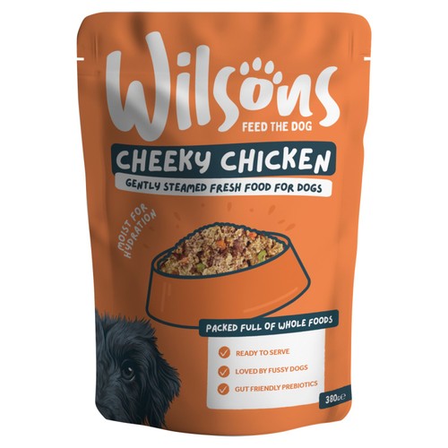 Wilsons Cheeky Chicken Fresh Dog Food Pouch 