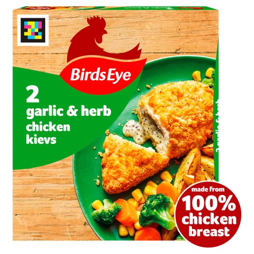 Birds Eye 2 Garlic & Herb Chicken Kievs 204g