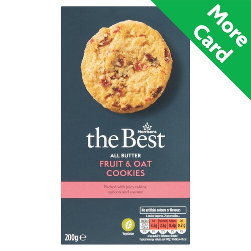 Morrisons The Best Fruit & Oat Cookies