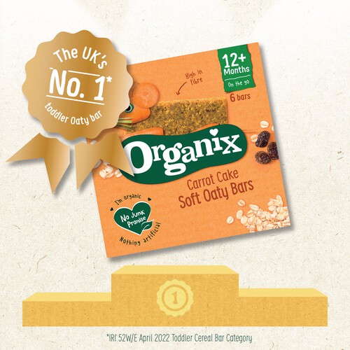 Organix Carrot Cake Soft Oaty Bars