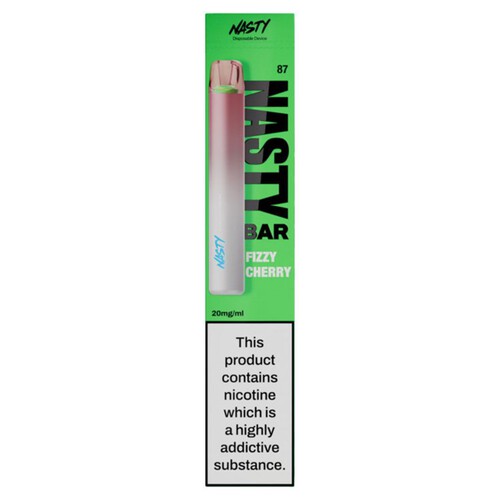 Nasty Bar Dx2 Fizzy Cherry 20mg