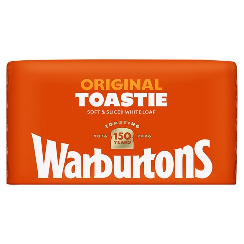 Warburtons White Toastie Bread 800g