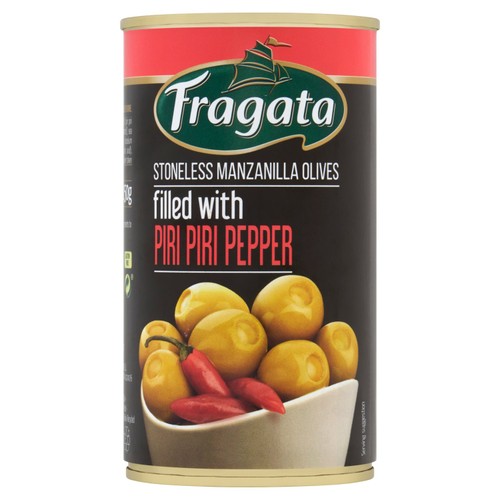 Fragata Stoneless Manzanilla Olives Filled With Piri Piri Pepper (150g)