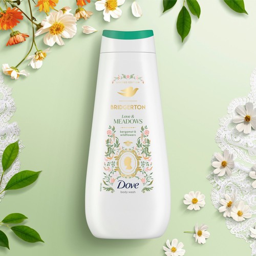 Dove Body Wash Love & Meadows Limited Edition 400ml