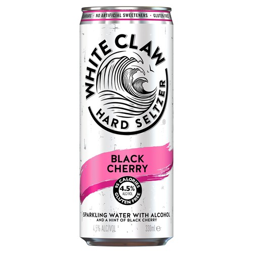 White Claw Hard Seltzer Black Cherry 