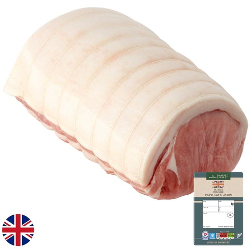 Morrisons Boneless Pork Loin Joint Medium 1Kg