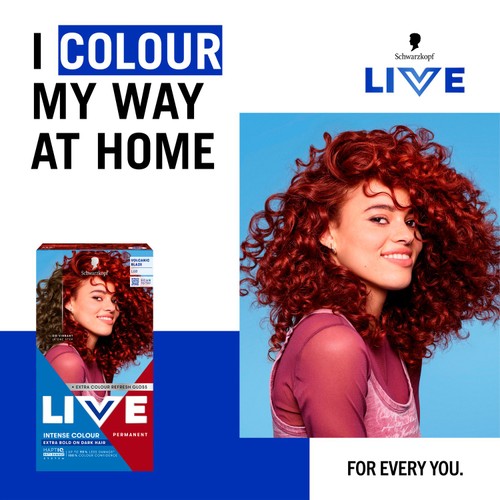 LIVE Intense Colour Permanent Hair Dye L68 Volcanic Blaze