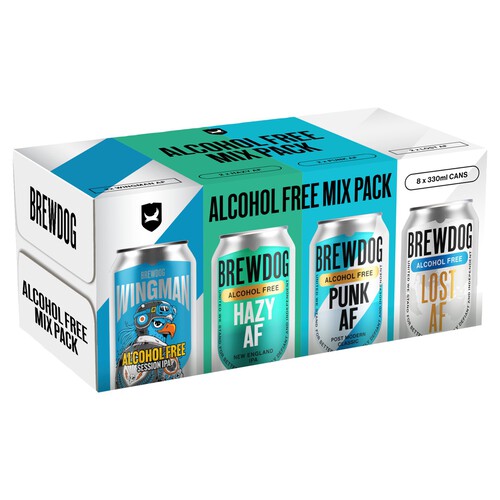 BrewDog Mixed Alcohol Free Beer Cans 