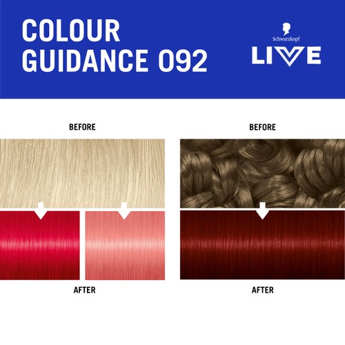 LIVE Colour Moment Semi-Permanent Hair Dye 092 Pillar Box Red