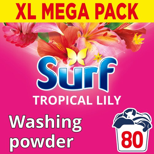 Surf Tropical Lily Washing Powder 80 Washes