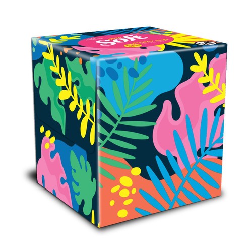 Morrisons Spring Summer Limited Edition Cube Tissues