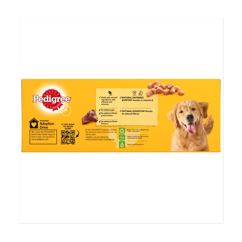 Pedigree Can Adult Dog Wet Chunks in loaf Original, Chicken & Lamb