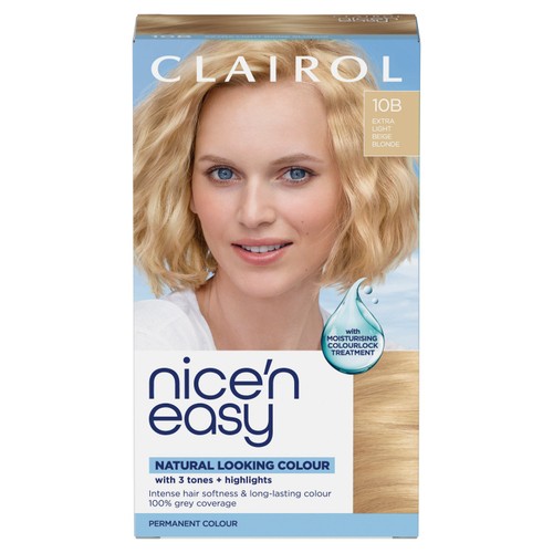 Clairol Nice n Easy Creme Permanent Hair Dye - 10b Extra Light Beige Blonde