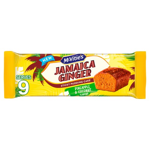 McVities Jamaica Ginger Pineapple Coconut Sticky Pudding Cake