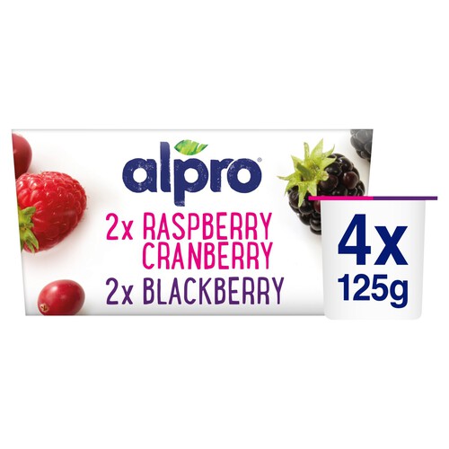 Alpro Blackberry, Raspberry & Cranberry Yogurt Alternative 