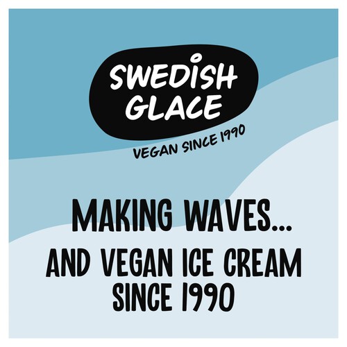 Swedish Glace Dairy Free Smooth Vanilla Vegan Ice Cream Tub