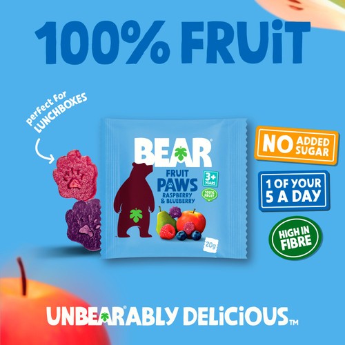BEAR Paws Raspberry & Blueberry