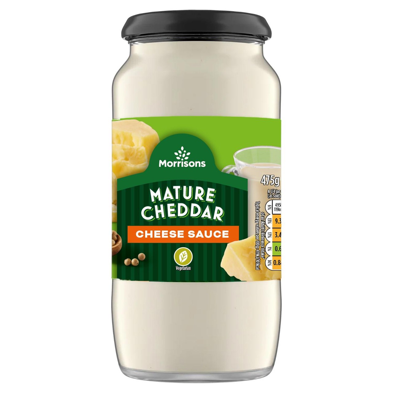 Morrisons Mature Cheddar Cheese Sauce 475g