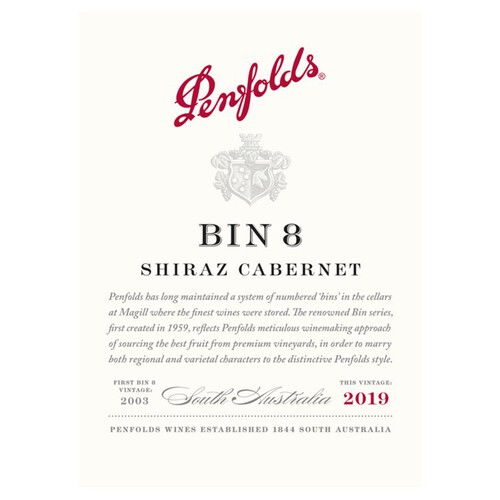 Penfolds Bin 8 Shiraz Cabernet