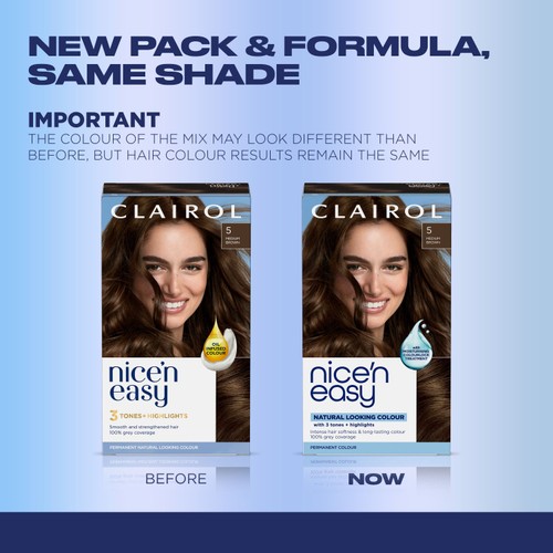 Clairol Nice n Easy Creme Permanent Hair Dye - 5 Medium Brown