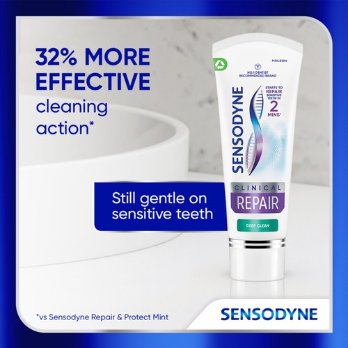 Sensodyne Clinical Protect Deep Clean Toothpaste 