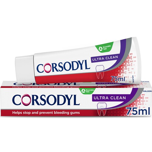 Corsodyl Ultra Clean Daily Gum Care Fluoride Toothpaste