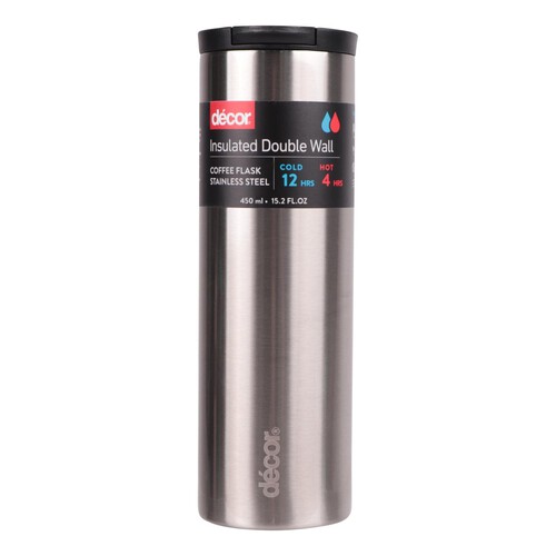 Decor Silver Coffee Cup 450ml 